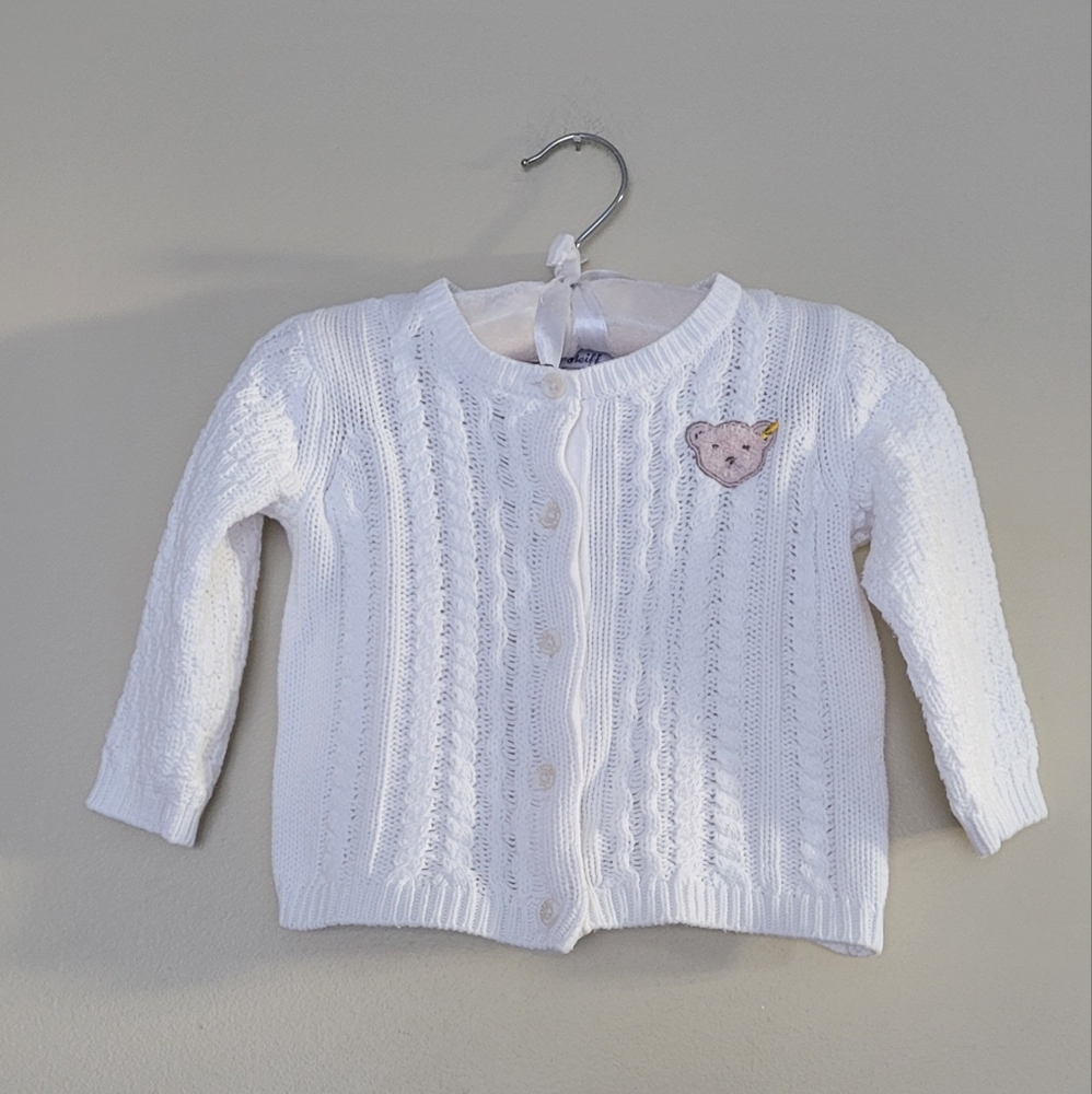 STEIFF knitted cardigan size 2 - 3 months